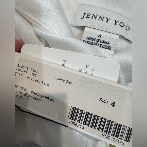 Jenny Yoo Ivory Strapless Dress - Picture 7 of 9